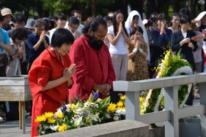 Pilot Baba and Yogmata in Hiroshima